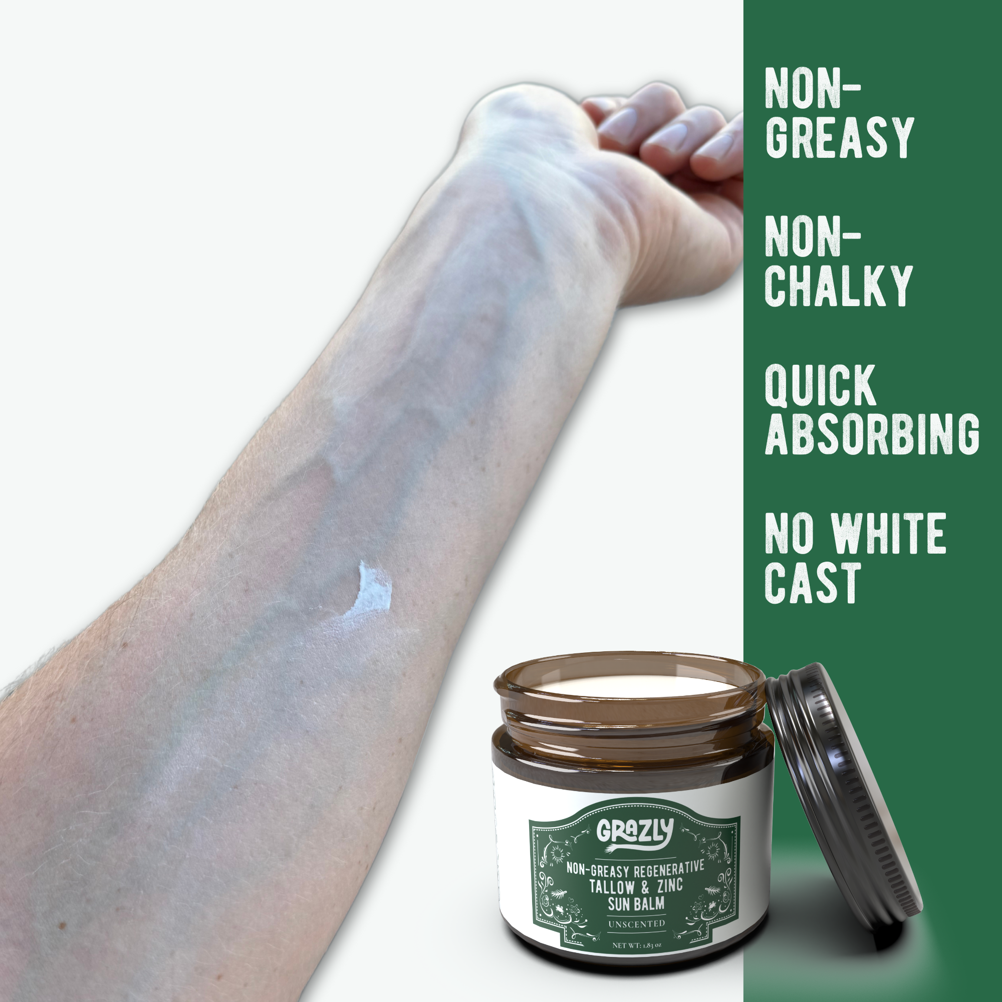 Regenerative Tallow & Zinc Sun Balm