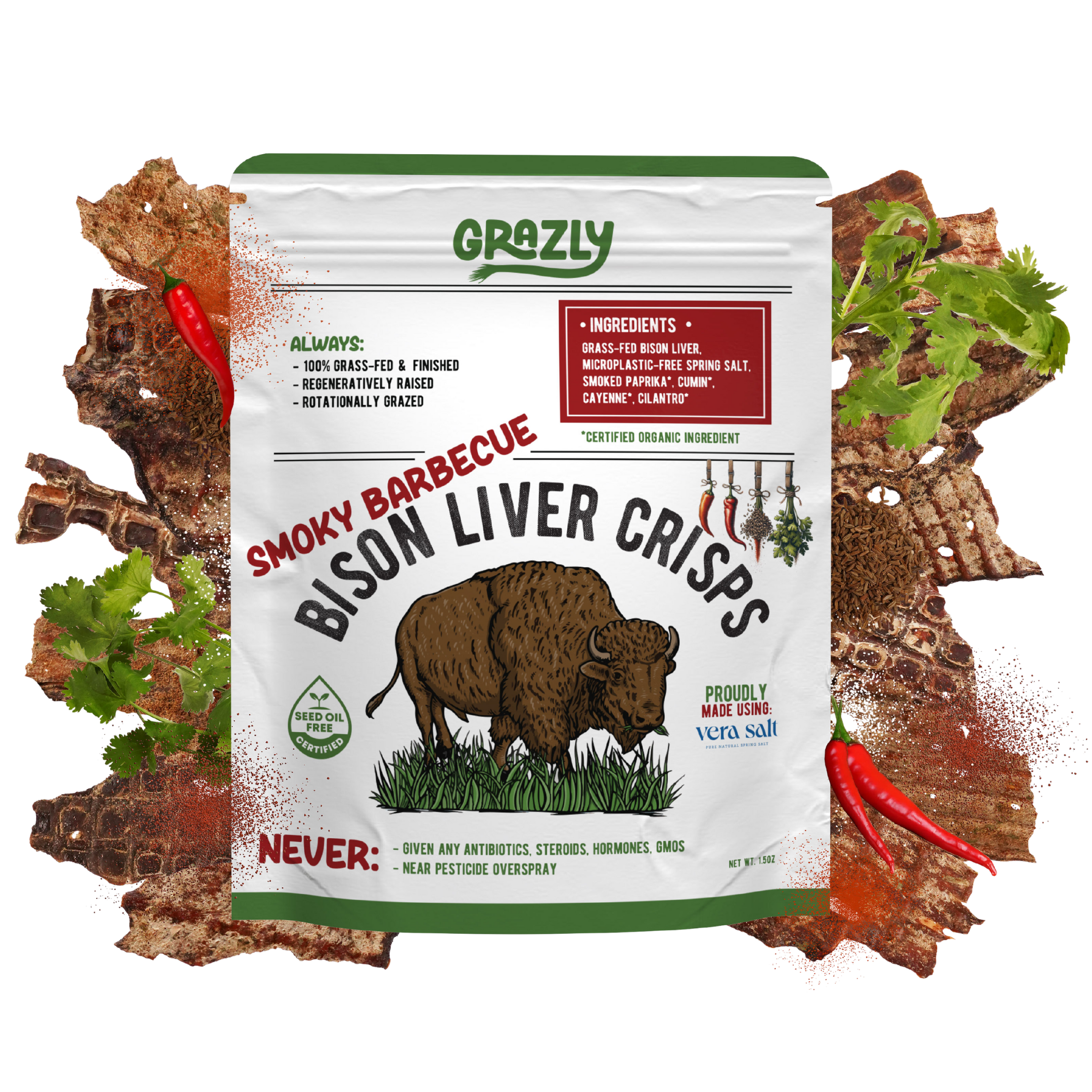 Bison Liver Crisps - 100% Grass-Fed/Finished