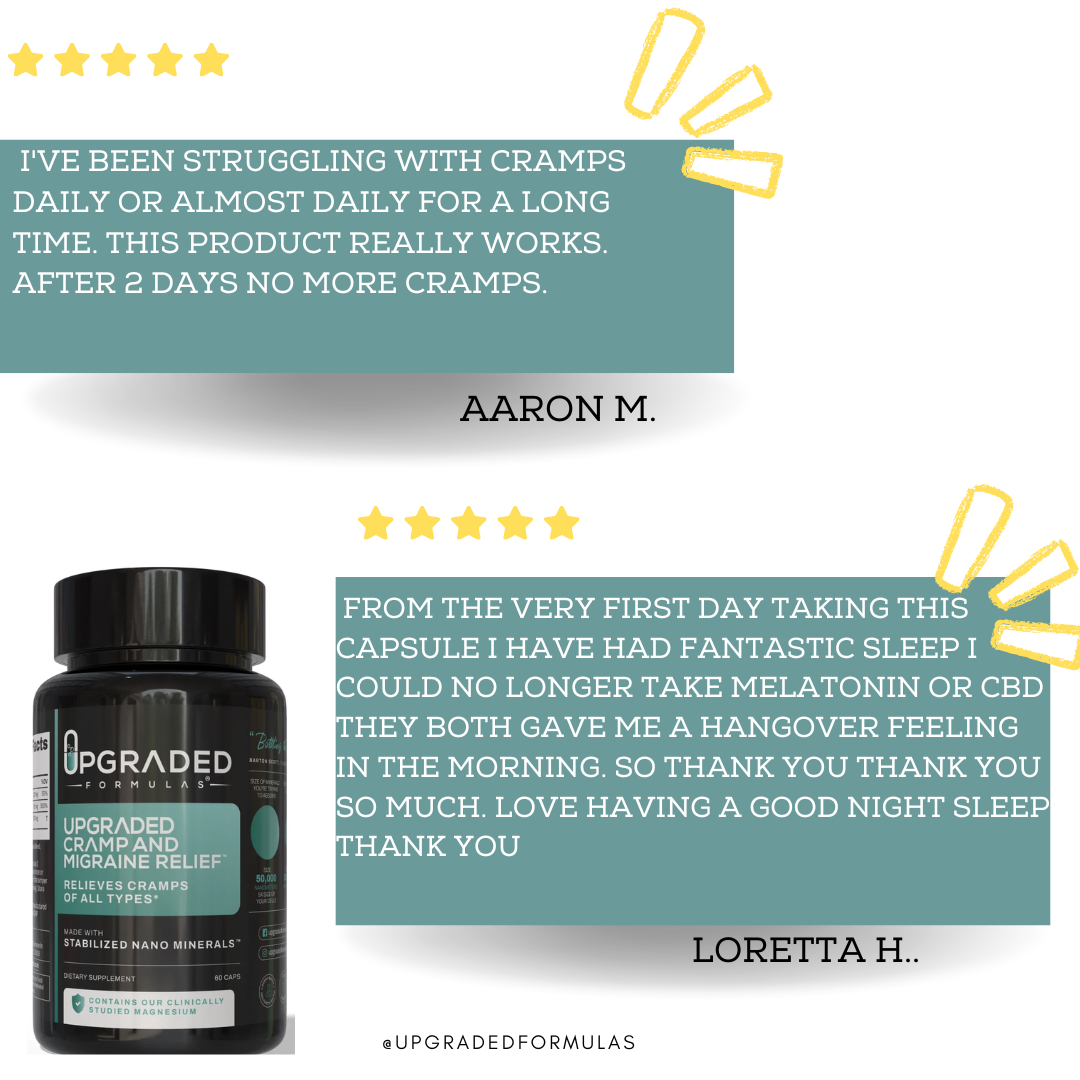 Upgraded Cramp and Migraine Relief