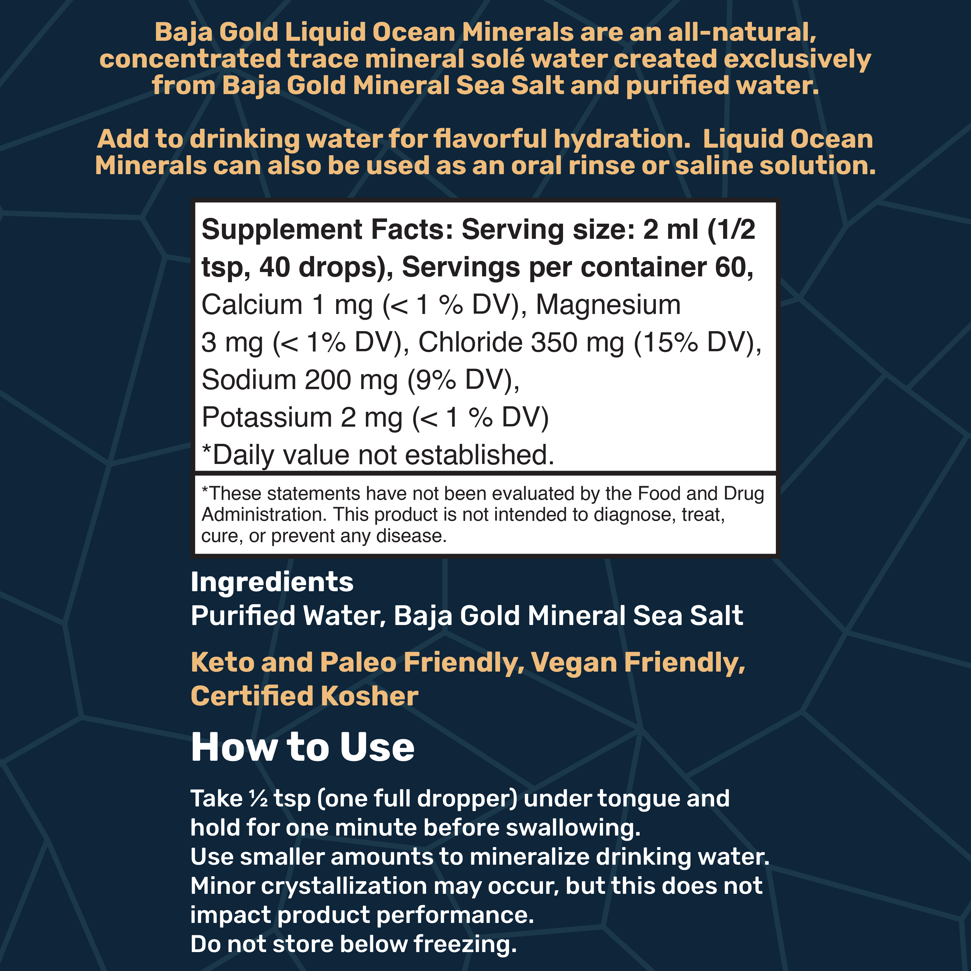 Baja Gold Liquid Ocean Minerals