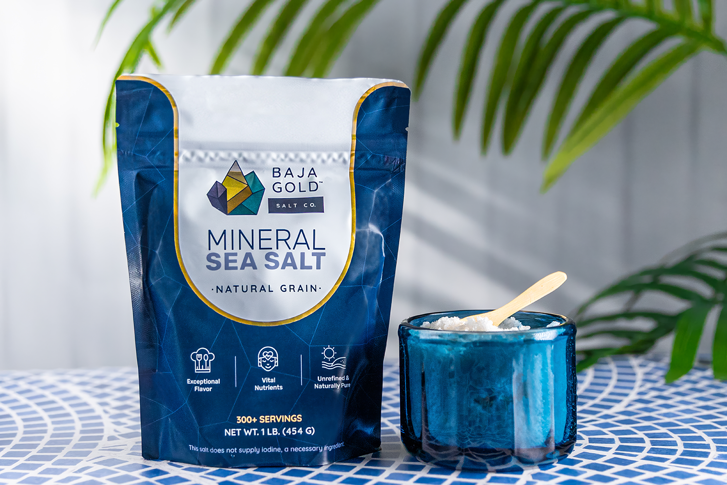 Baja Gold Signature Mineral Sea Salt - Natural Grain Crystals
