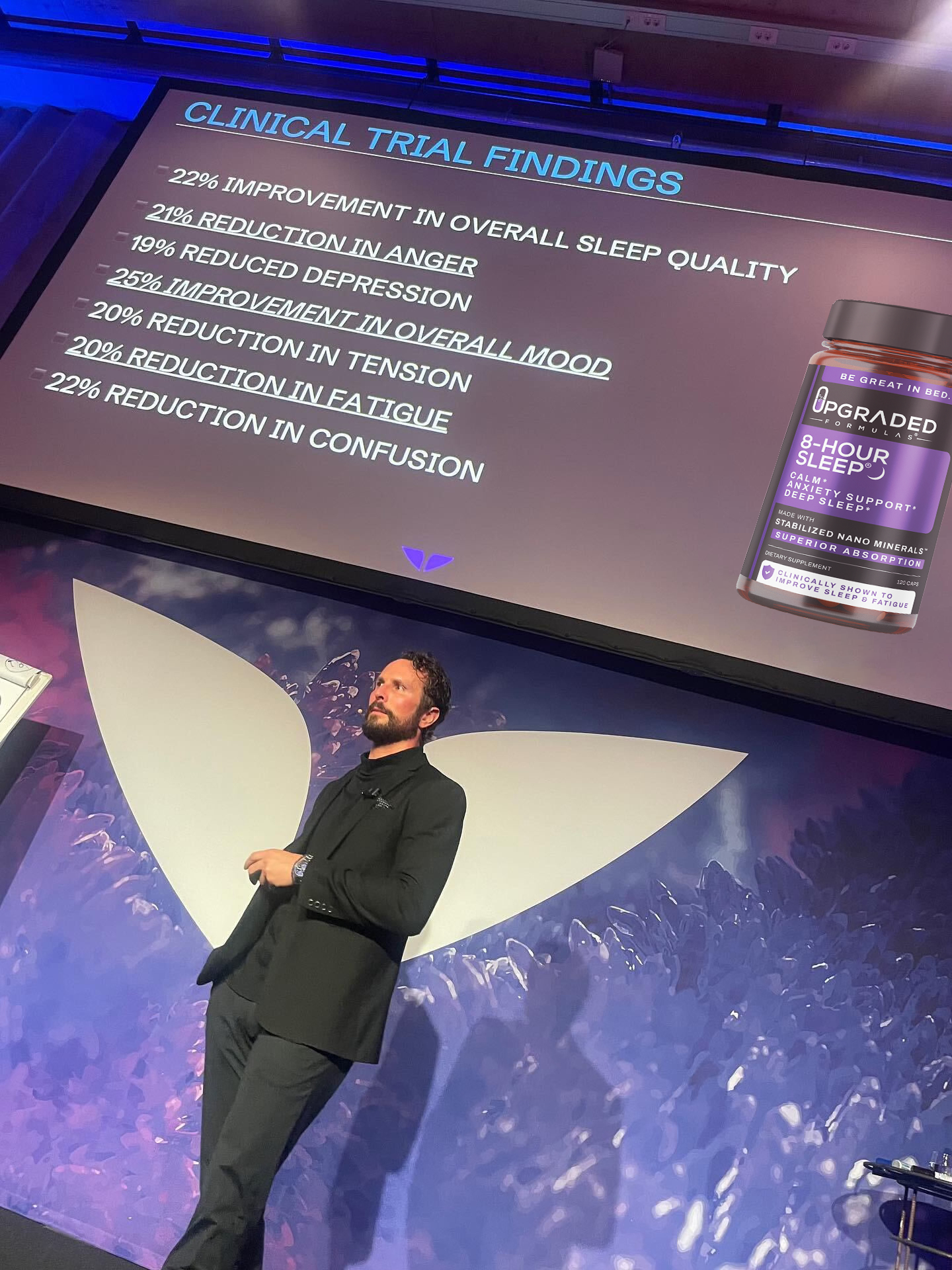 Upgraded 8-Hour Sleep: Clinically Shown To Improve Sleep (32 ct capsules)