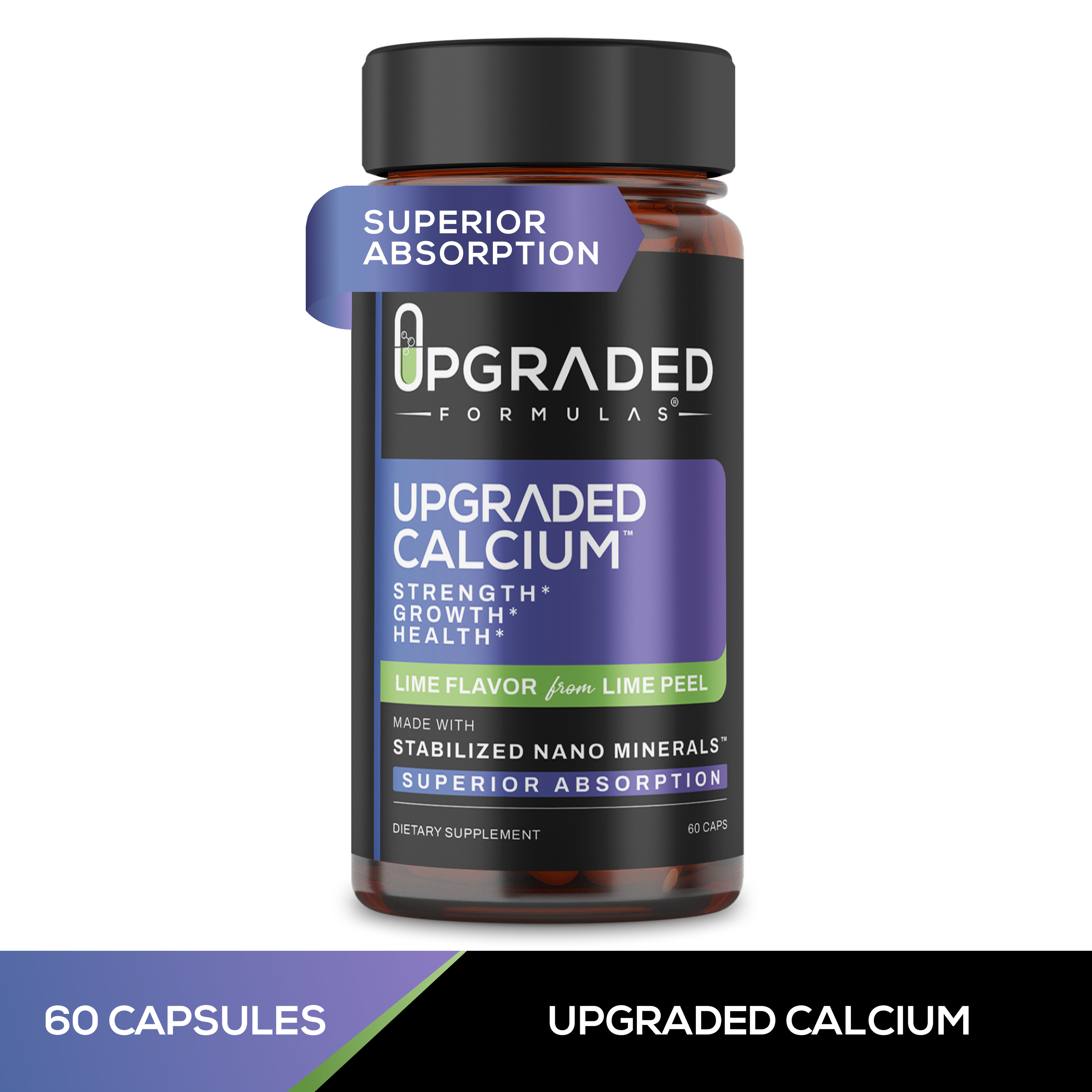 Upgraded Calcium 60 ct Capsules