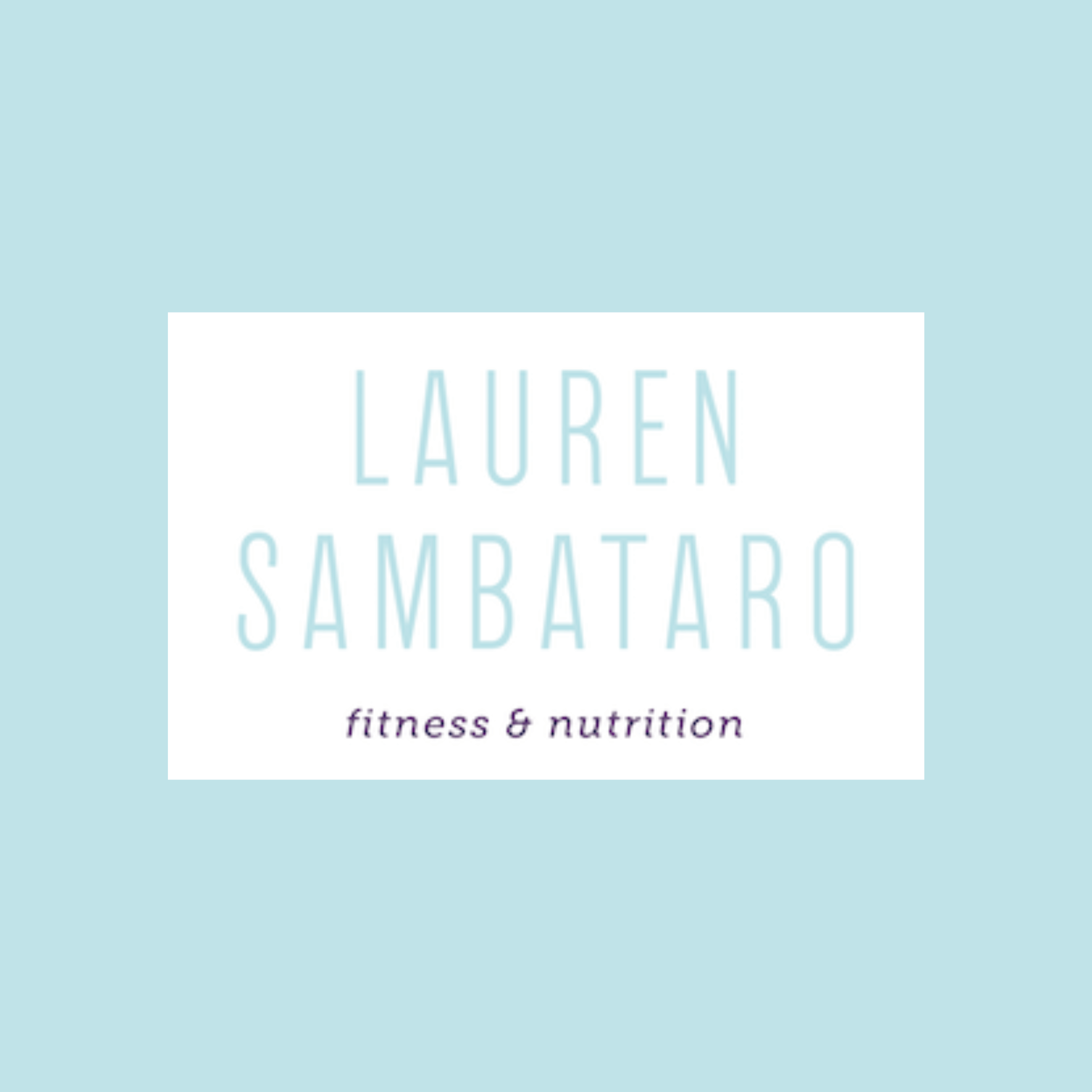 Lauren Sambataro, CPT, FDN, HLC - Comprehensive Blood Chemistry Panel + Consult