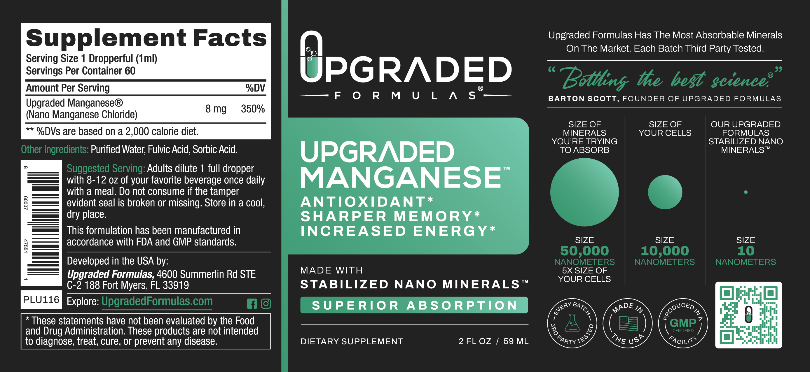 Upgraded Manganese