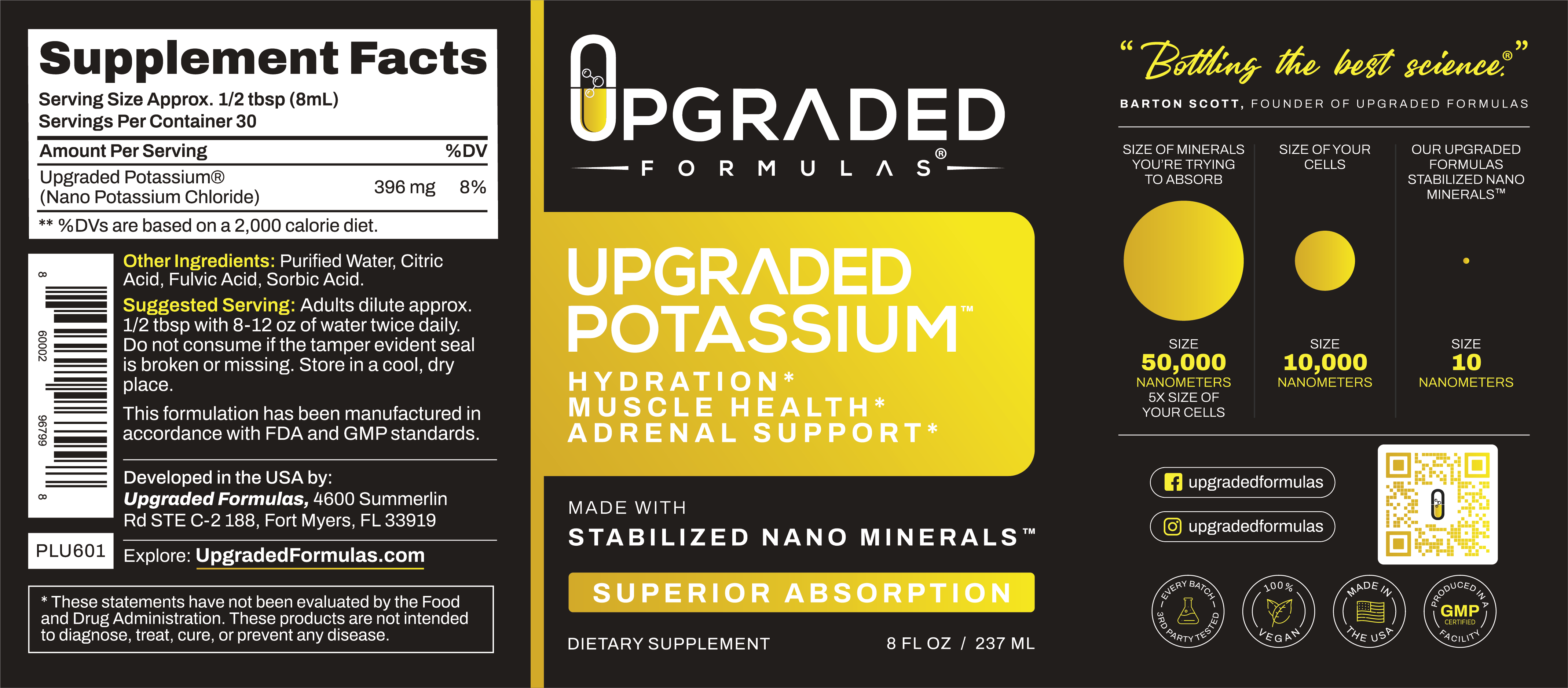 Upgraded Potassium 8 oz