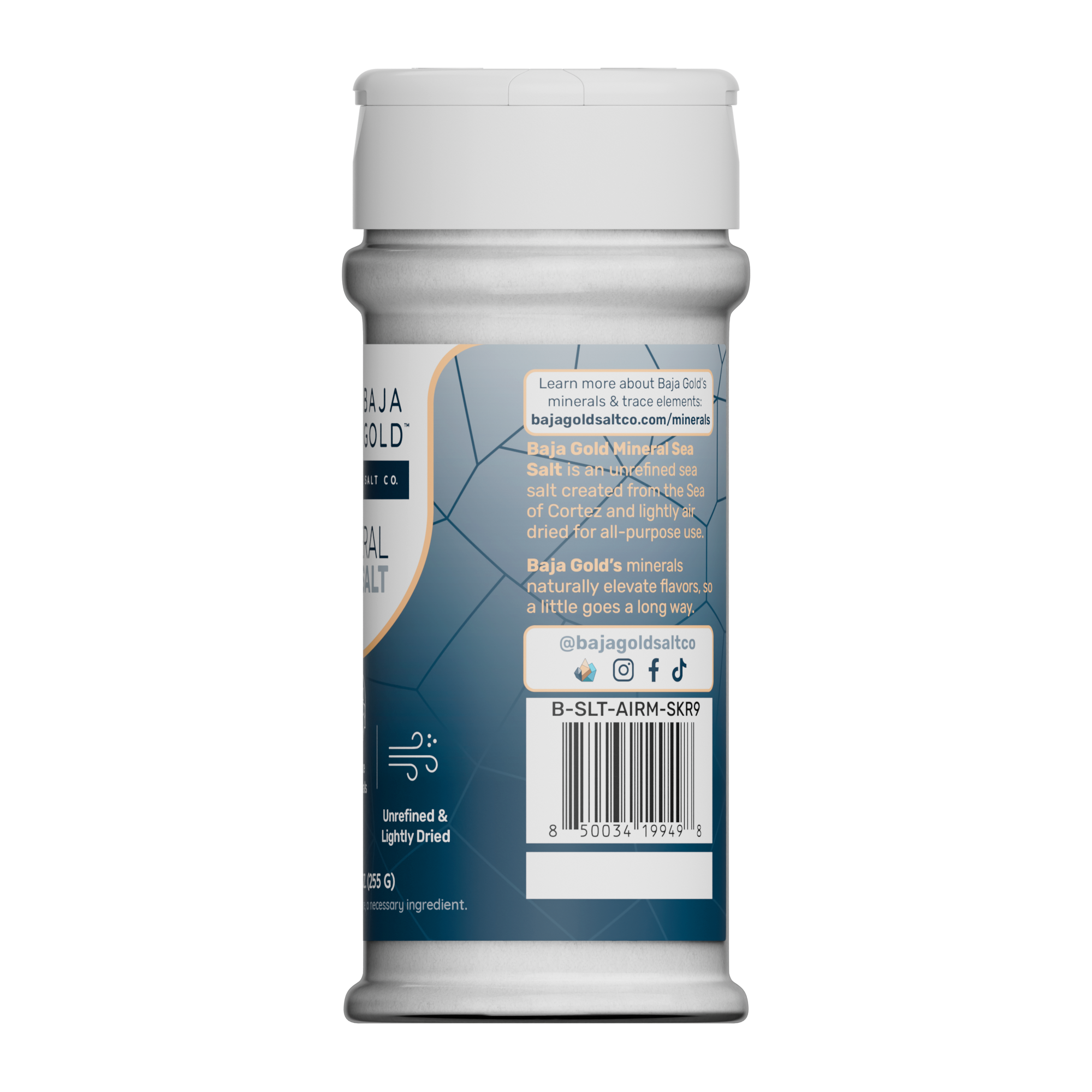 Baja Gold Mineral Sea Salt - Shakers