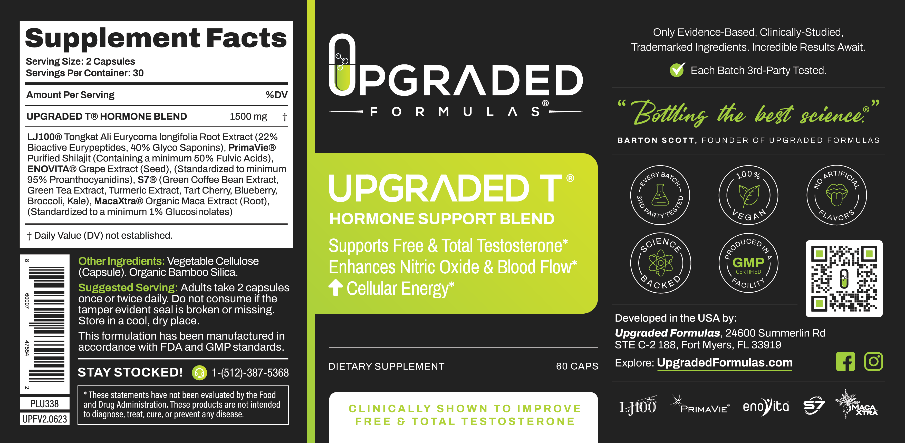 Upgraded T: Balance Hormones and Naturally Improve Your Testosterone Safely