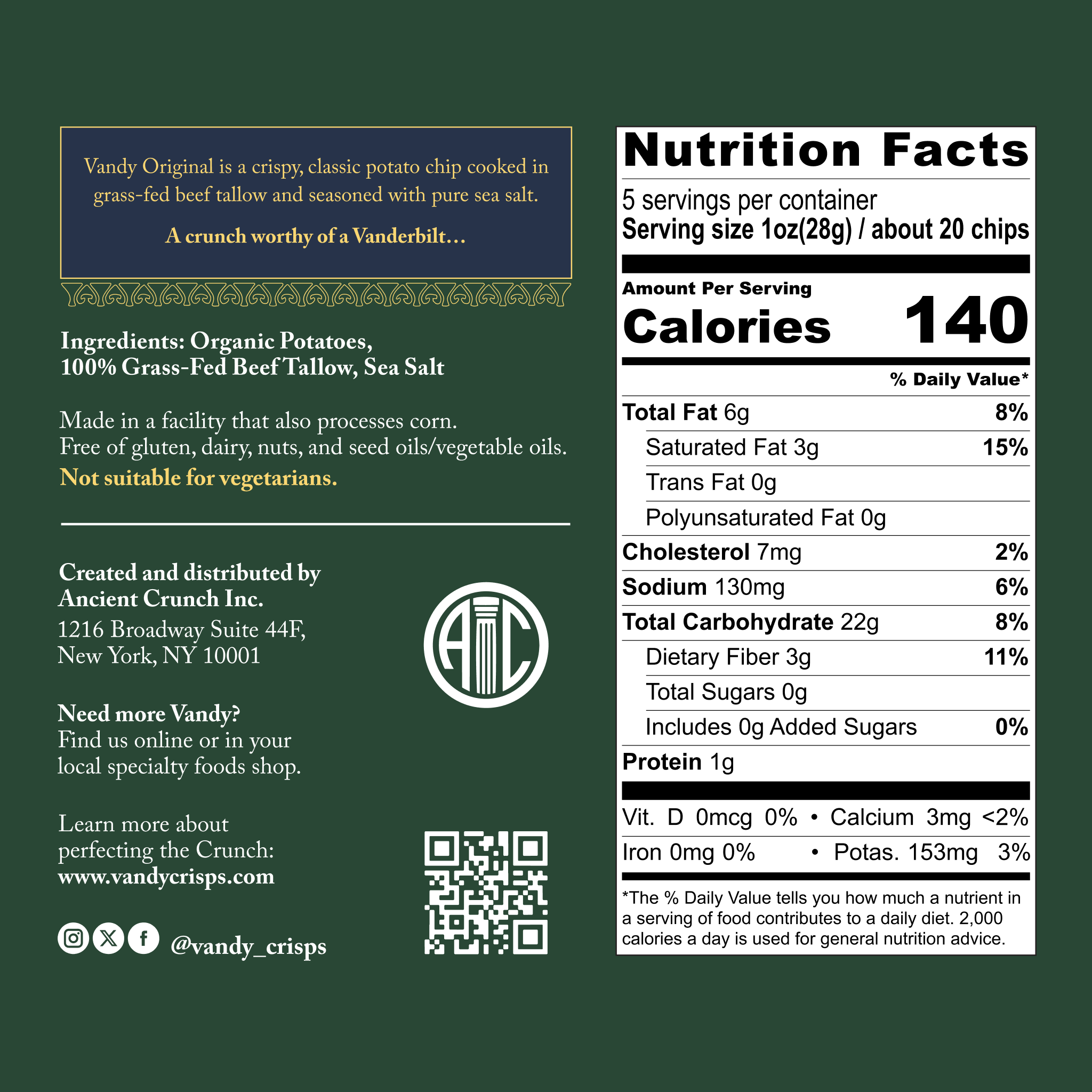 Vandy Crisps - Original