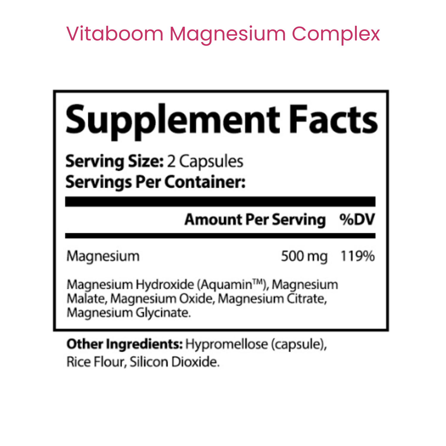Vitaboom | Foundations
