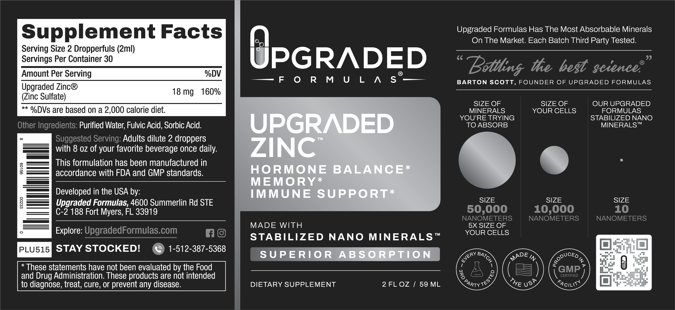 Upgraded Zinc