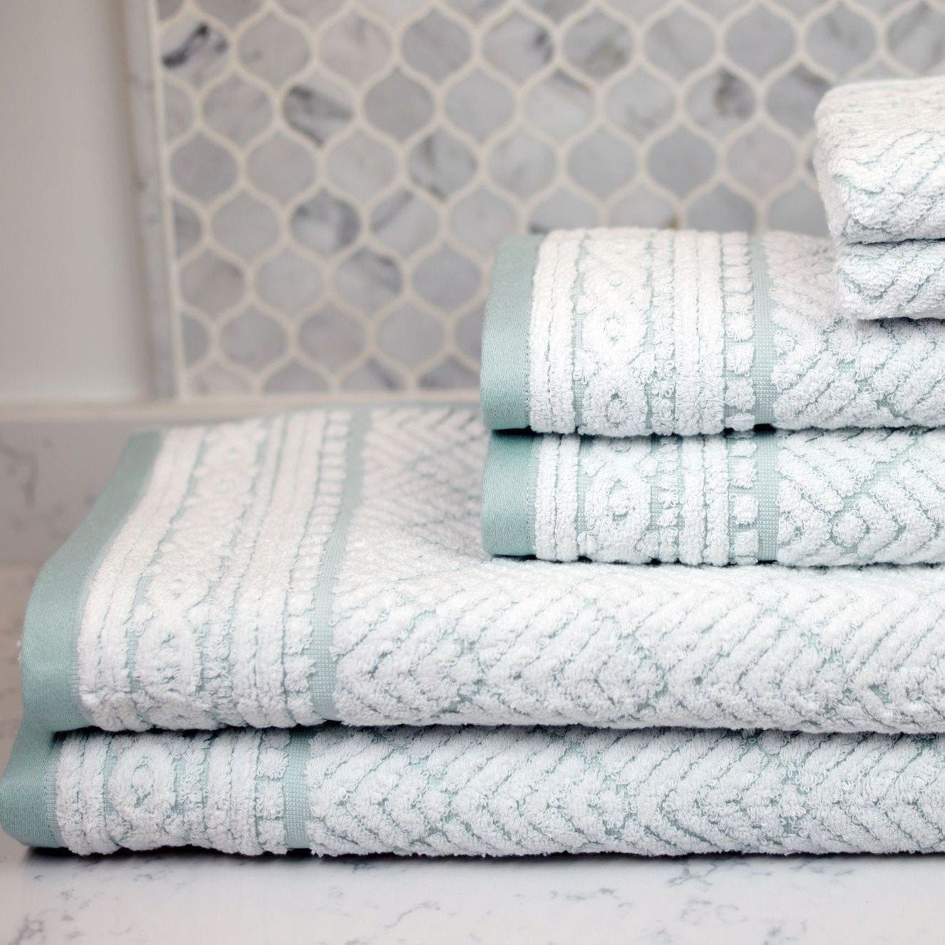 Prague™ 100% Organic 6 Piece Bath Towel Set
