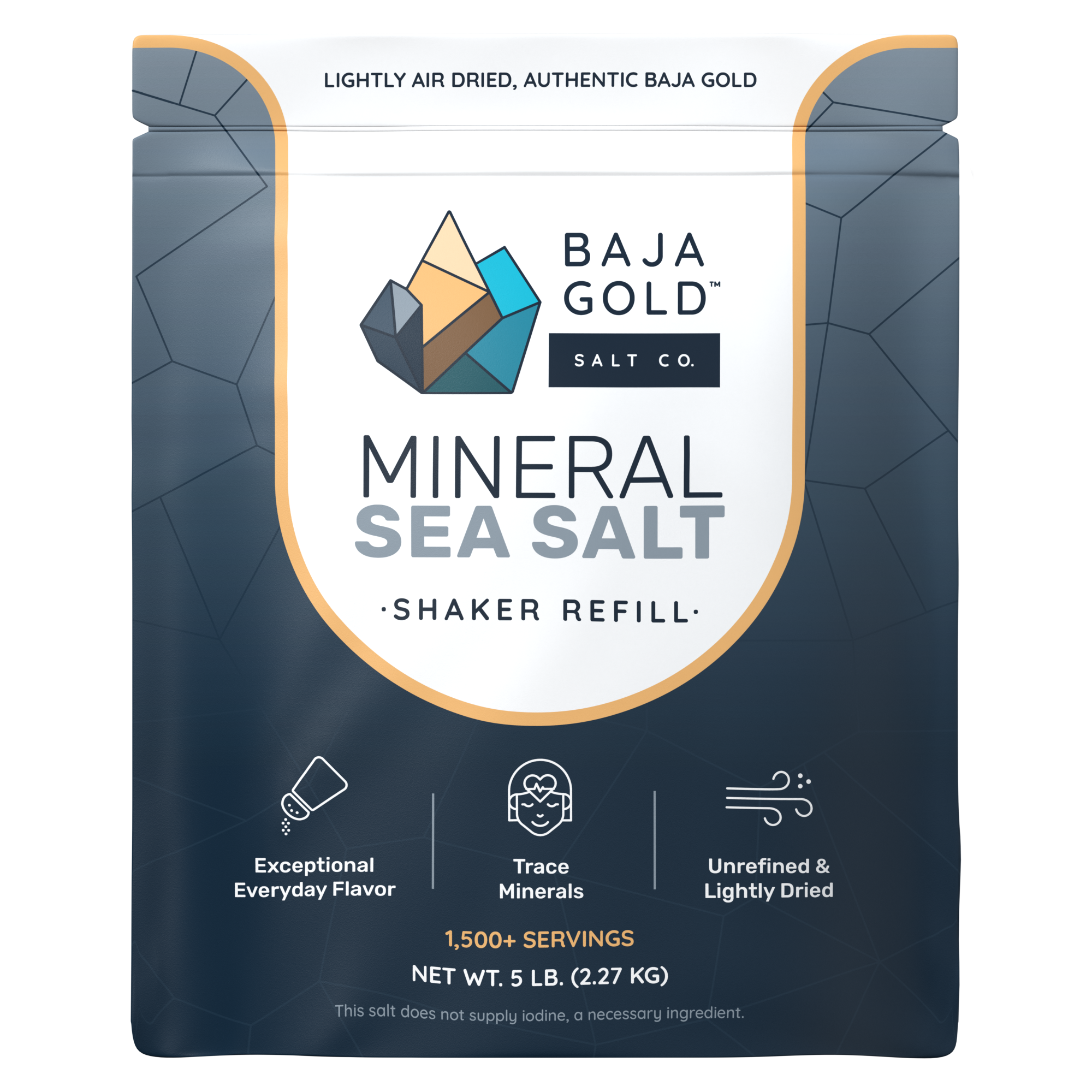 Baja Gold Mineral Sea Salt - Shakers