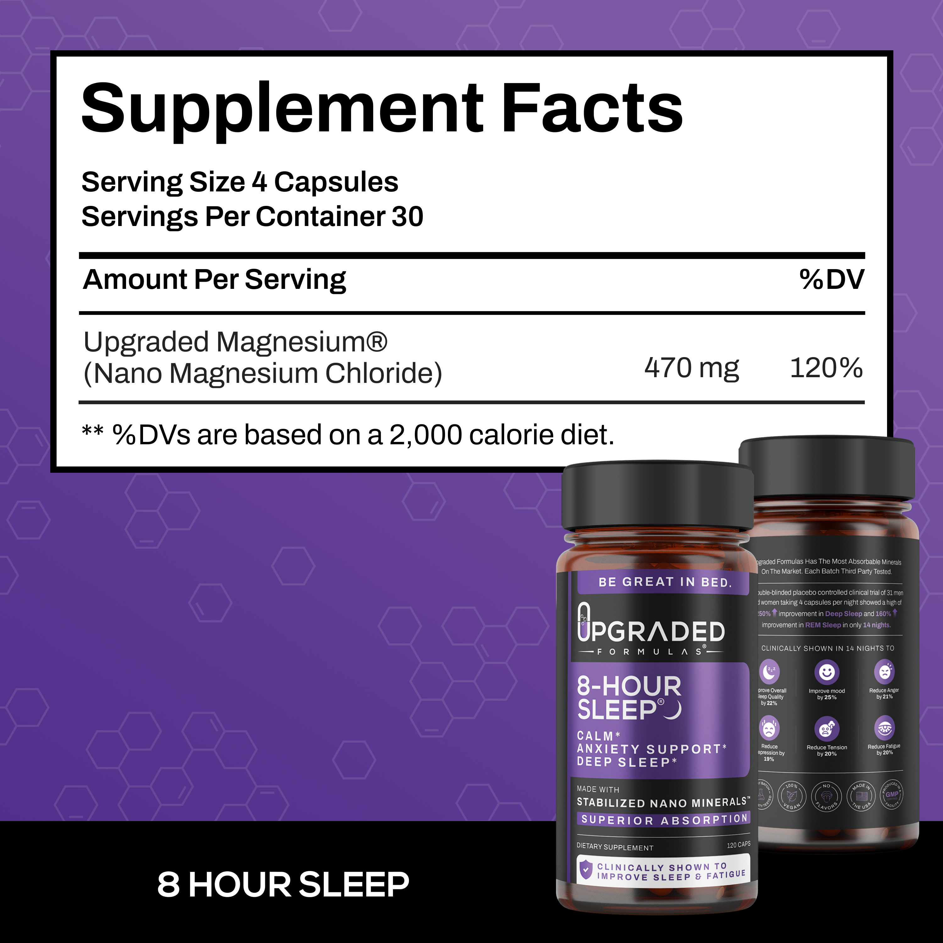 Upgraded 8-Hour Sleep: Clinically Shown To Improve Sleep