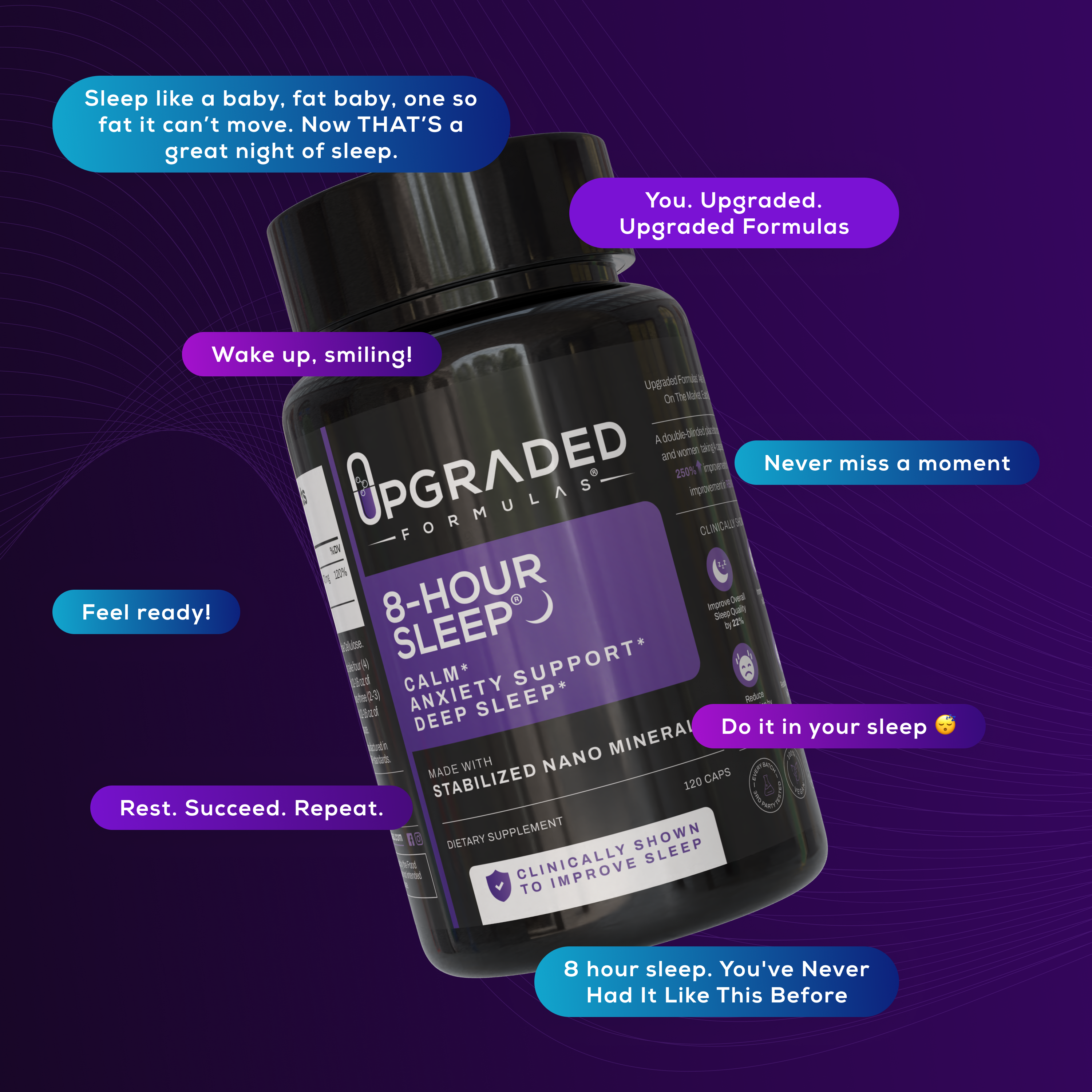 Upgraded 8-Hour Sleep: Clinically Shown To Improve Sleep