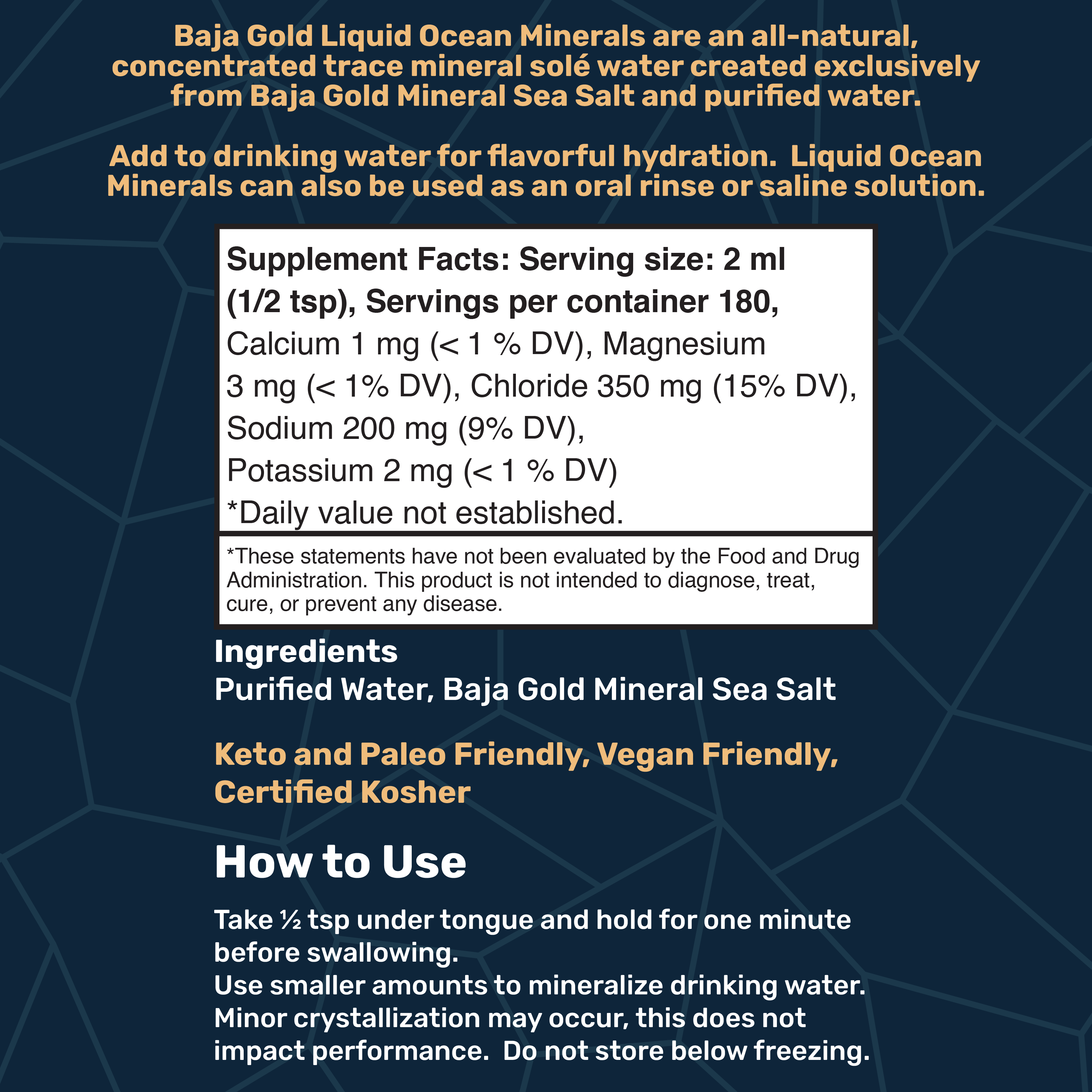 Baja Gold Liquid Ocean Minerals