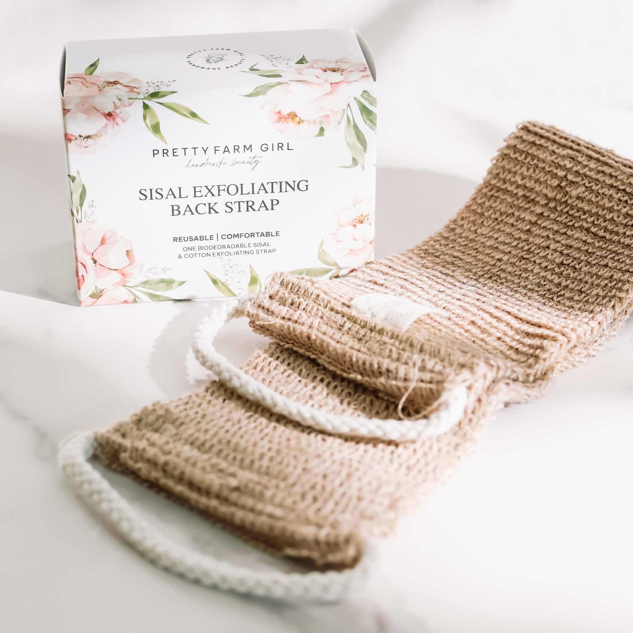 Sisal Back Exfoliating Strap
