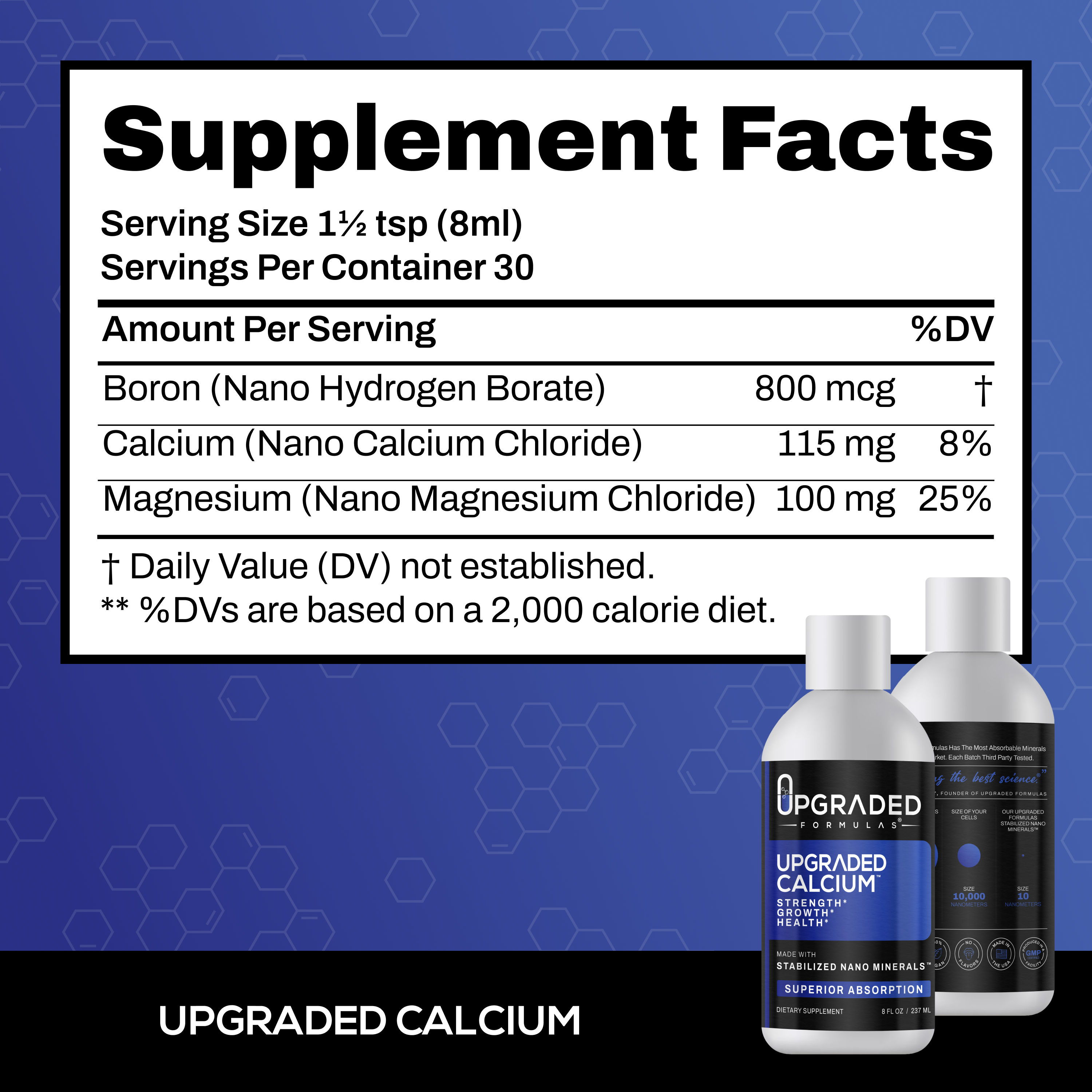 Upgraded Calcium: Strong Bones and Joints, Healthy Hair and Skin