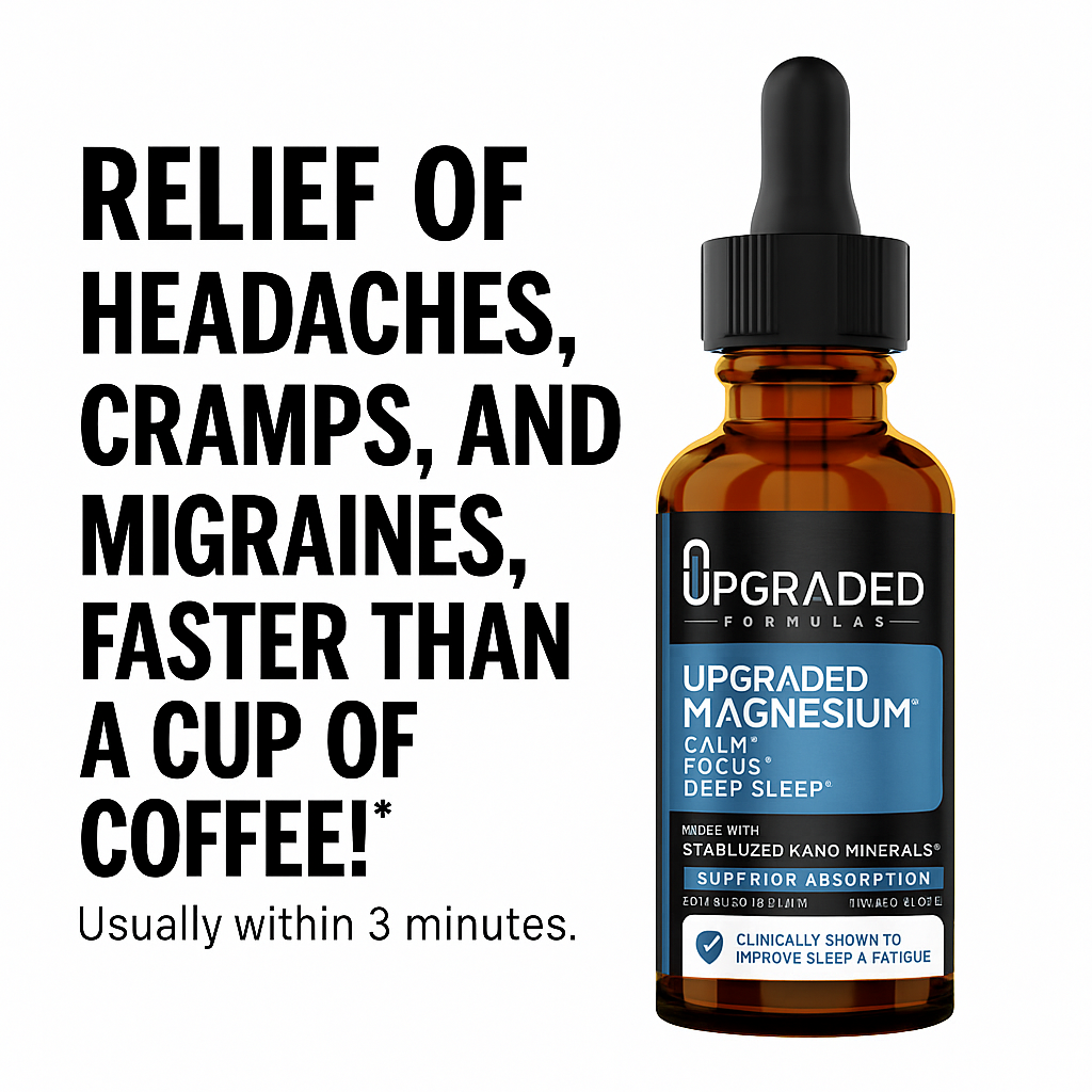 Upgraded Magnesium Liquid: Sleep, Digestion, Calm, Focus