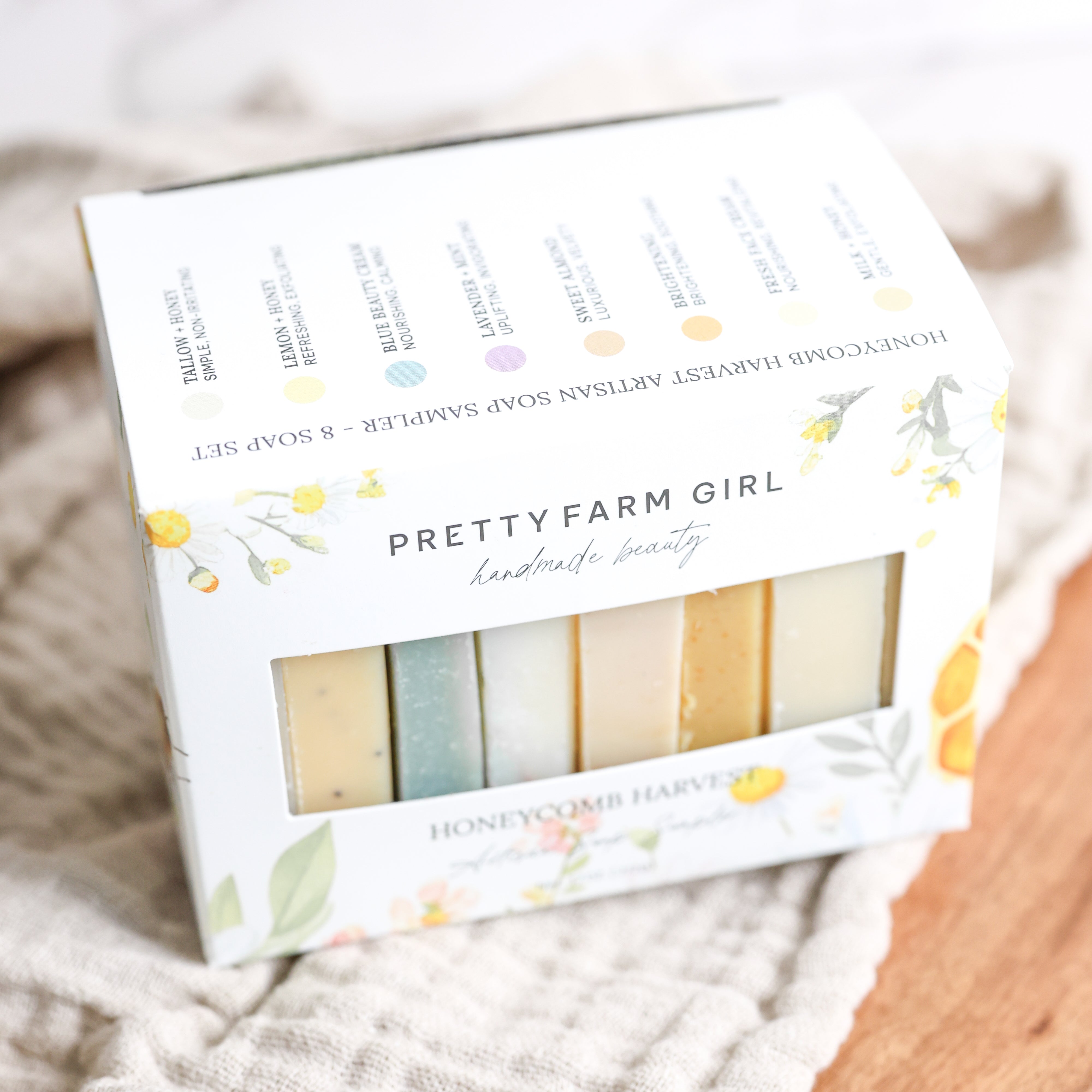 Honeycomb Harvest  Goat Milk & Tallow Soap Sampler