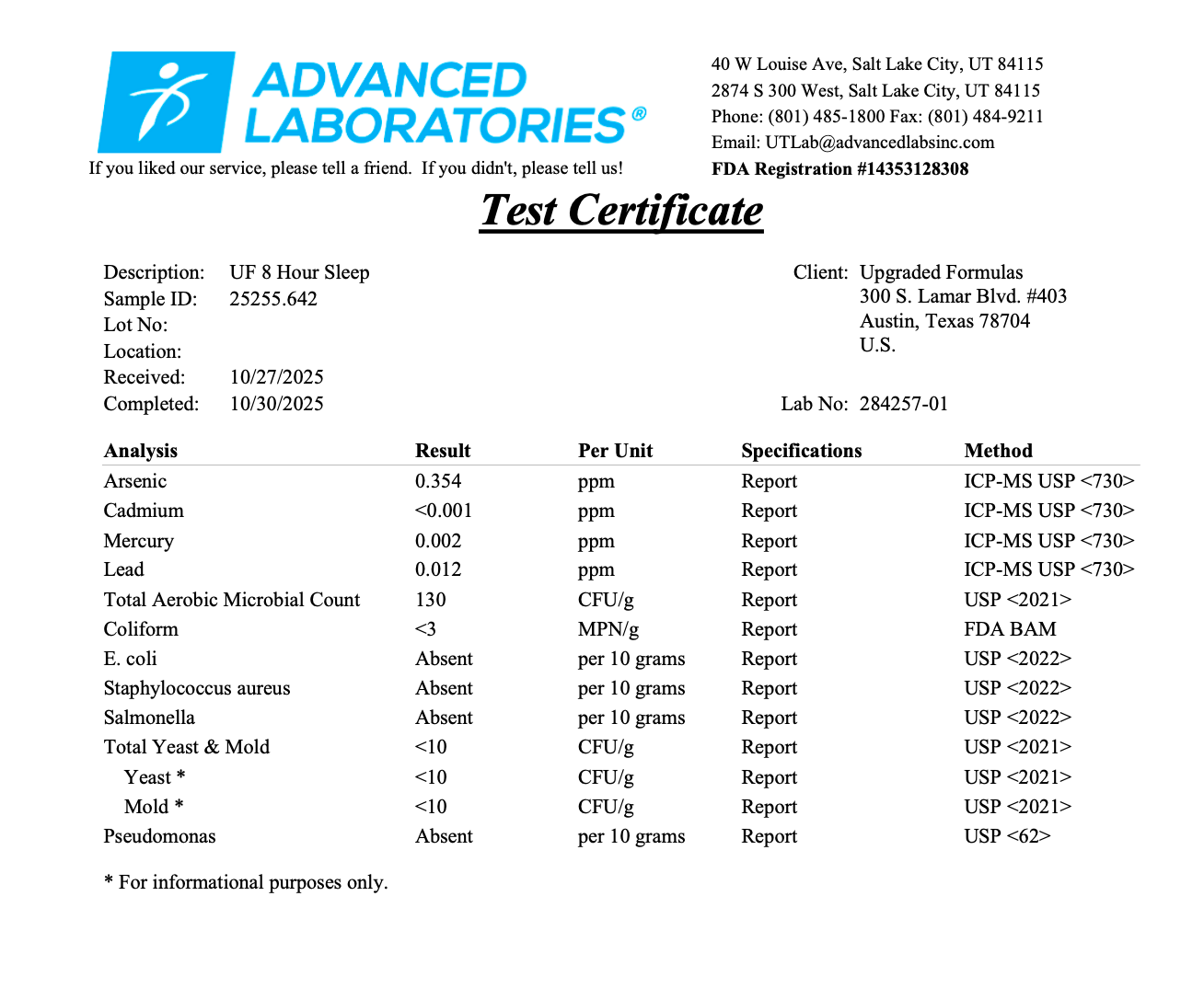 Upgraded 8-Hour Sleep: Clinically Shown To Improve Sleep