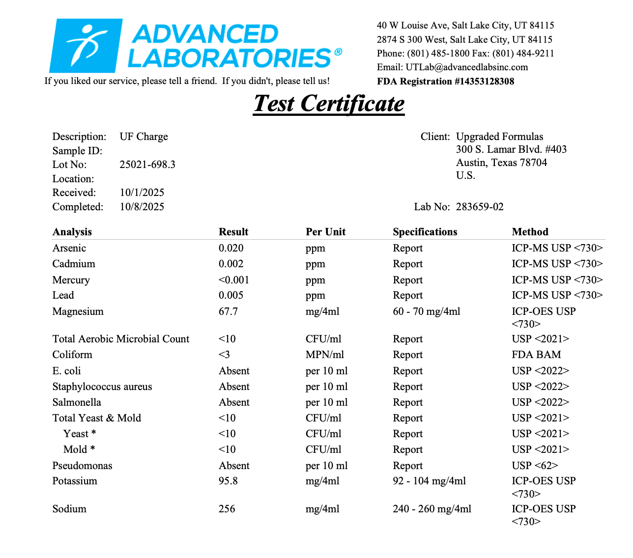 Upgraded Charge - Instant Hydration