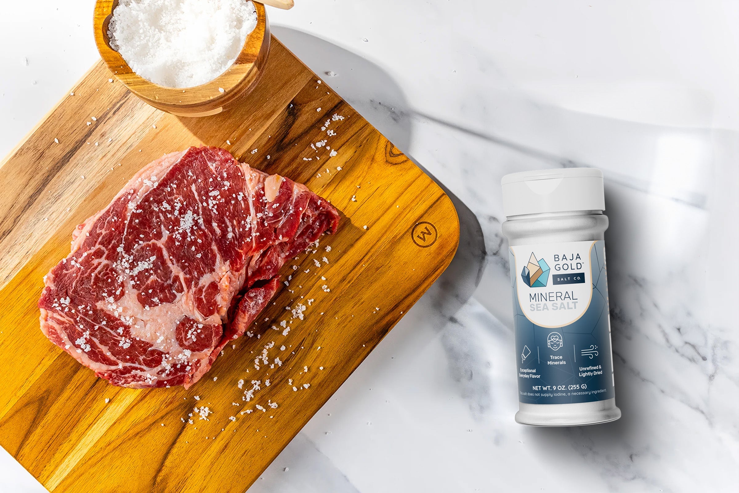 Baja Gold Mineral Sea Salt - Shakers