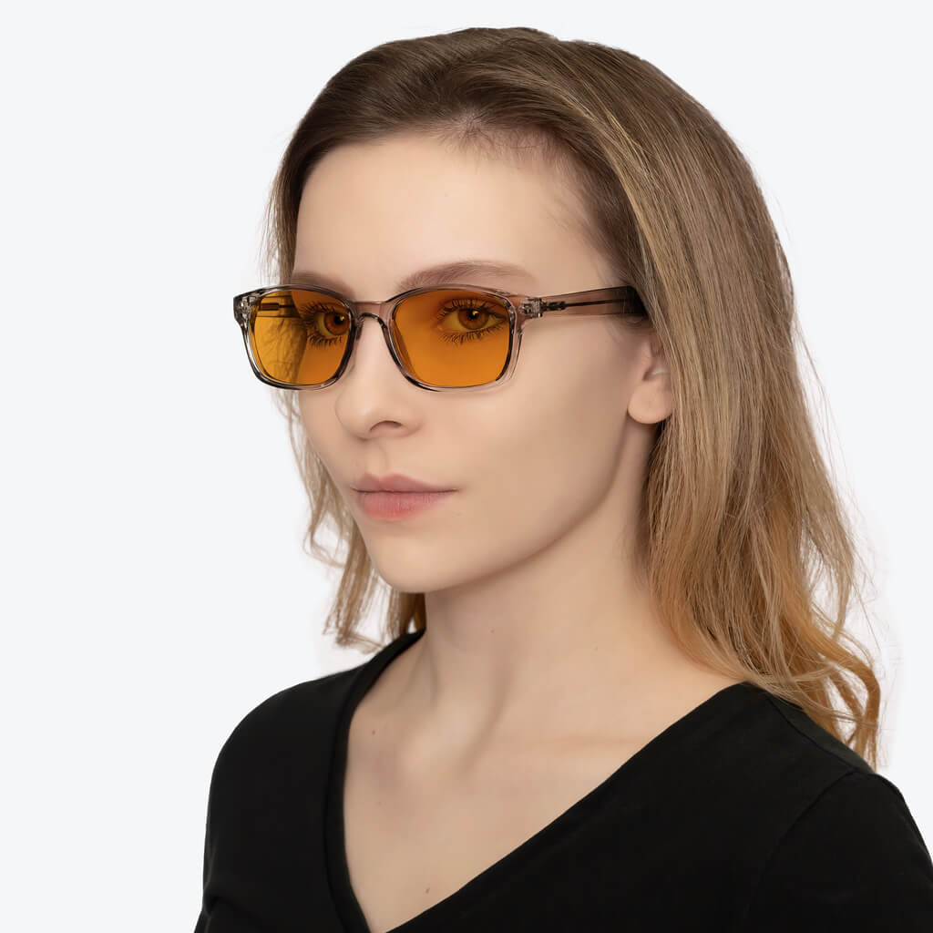 SunDown Lucent Blue Blocking Glasses-Pearl Grey