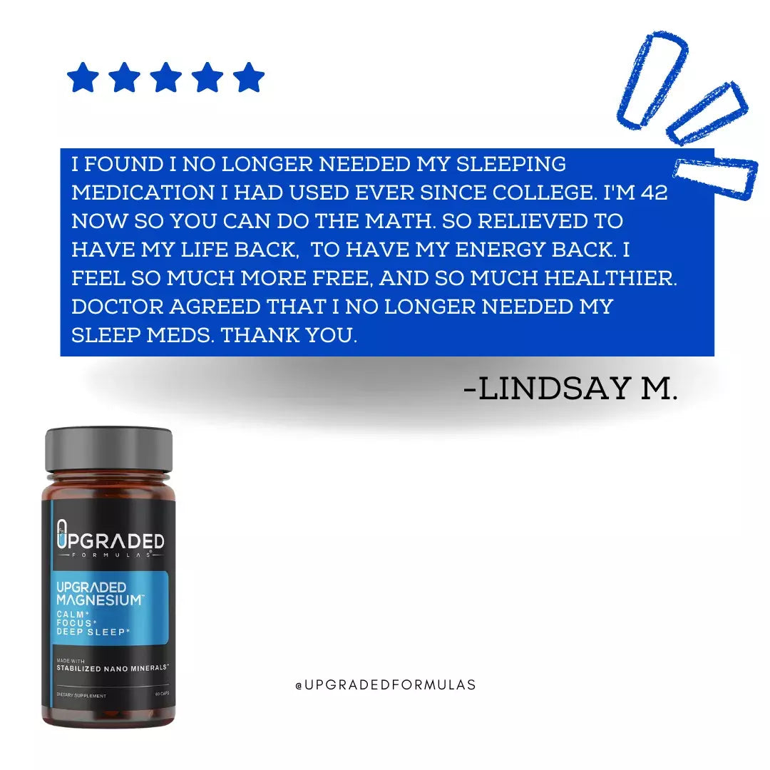 Upgraded Magnesium: Clinically Shown To Greatly Improve BOTH REM and Deep Sleep