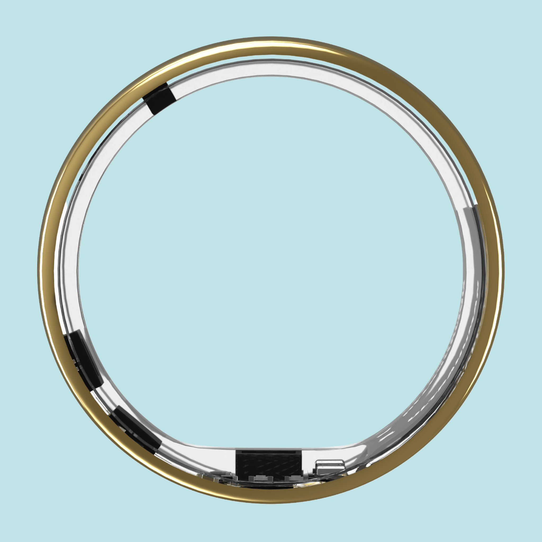 Ultrahuman Ring AIR (Bionic Gold, With Engraving) + Sizing Kit